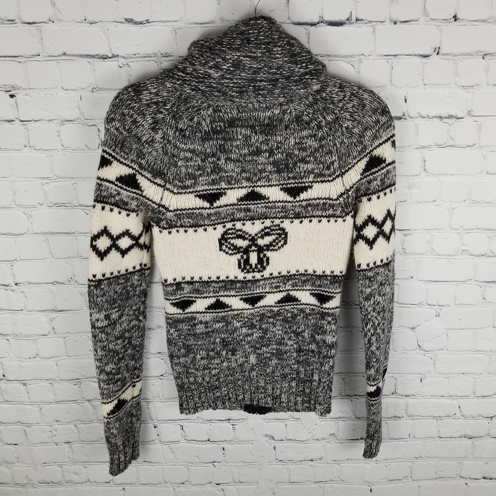 TNA | 100% lambswool knit full zip sweater jacket - Picture 3 of 8